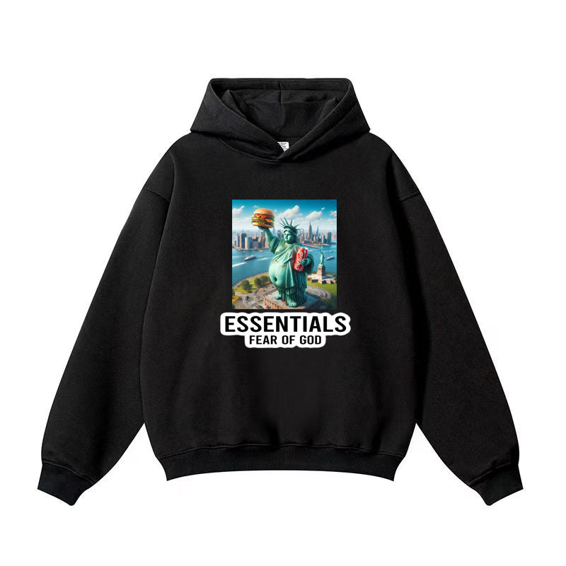 ESSENTIALS Statue of Liberty Classic Hooded Sweatshirt