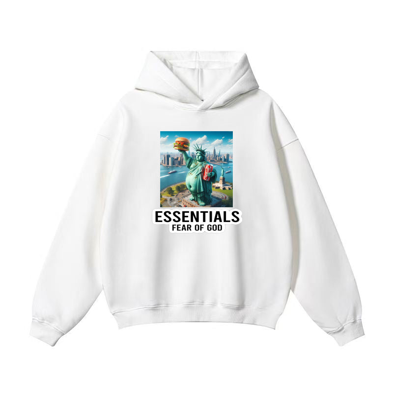 ESSENTIALS Statue of Liberty Classic Hooded Sweatshirt