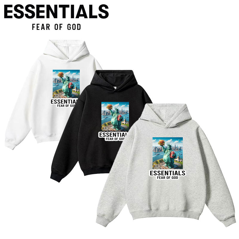 ESSENTIALS Statue of Liberty Classic Hooded Sweatshirt