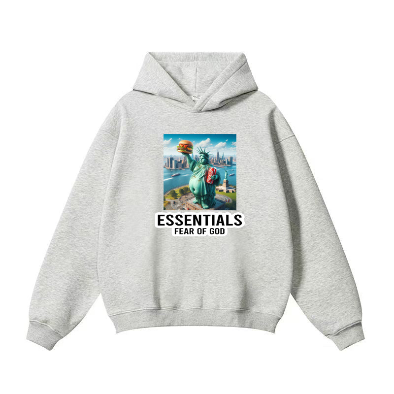 ESSENTIALS Statue of Liberty Classic Hooded Sweatshirt
